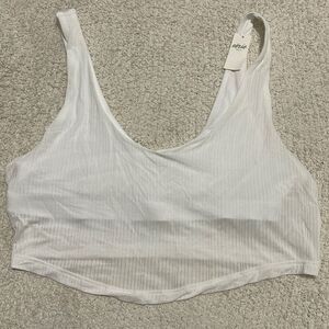 Aerie White Crop Top